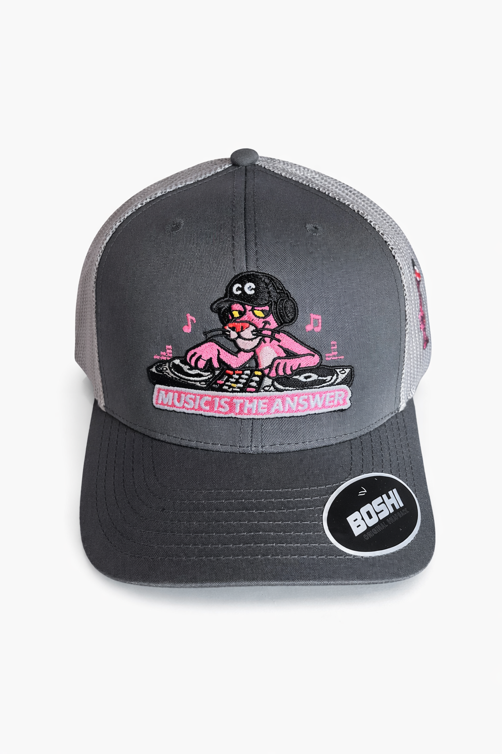 “Music Is The Answer” Capz (Grey/White)